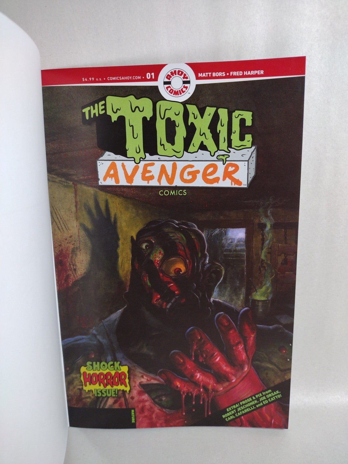 Toxic Avenger #1 (2025) Ahoy Sketch Cover W Original Dave Castr Art