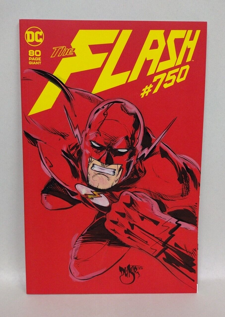 The Flash #750 Blank Cover Variant Comic Original DCastr Art COA