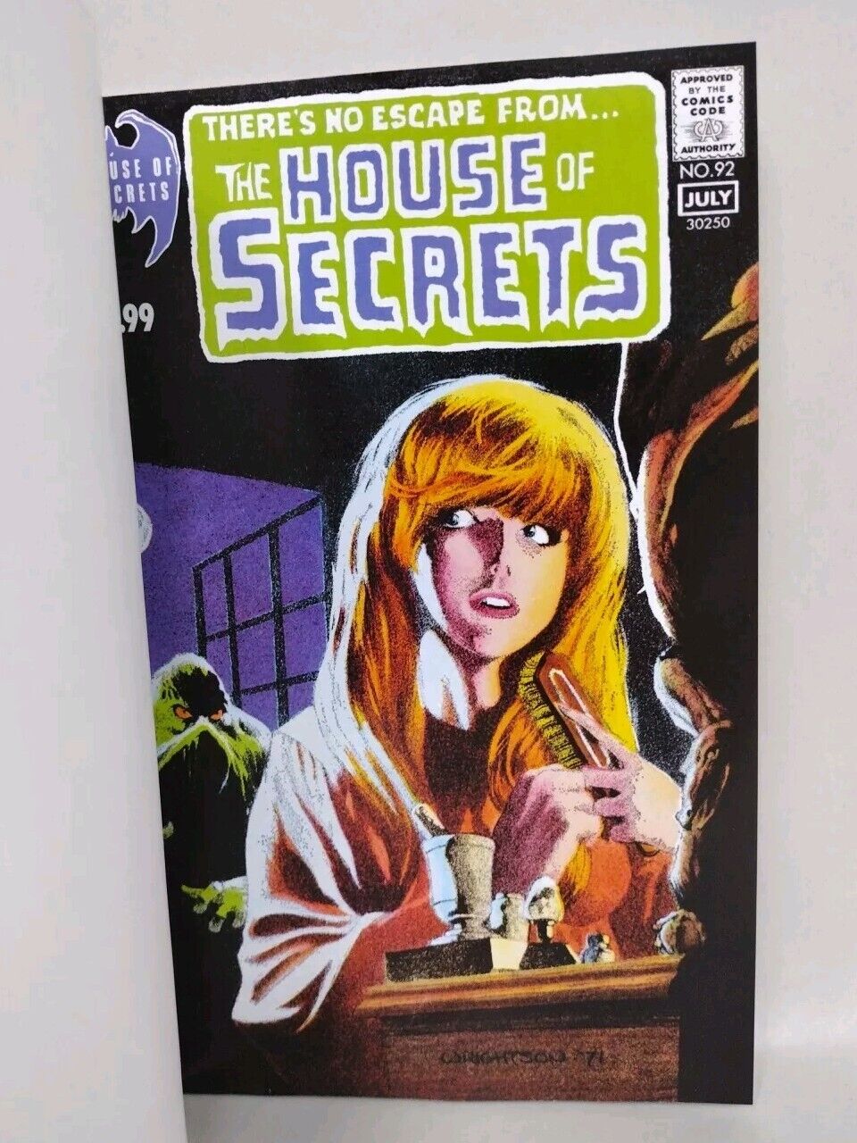 House Of Secrets 92 Facsimile (2024) DC Comic Sketch Cover W Original DCastr Art