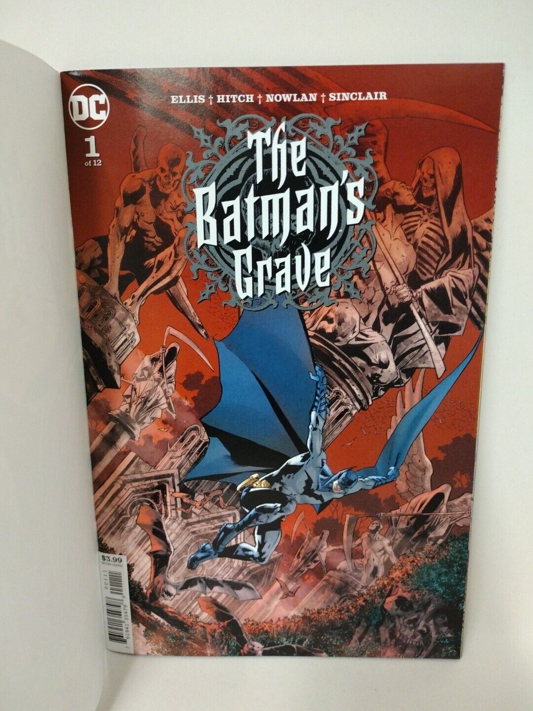 Batman's Grave #1 (2019) Blank Cover DC Comic W Original Dave Castr Zombie Art