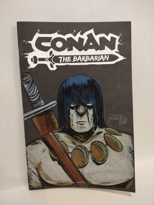 Conan #5 (2023) Titan Comic BLACK Sketch Cover Variant W Original Dave Castr Art