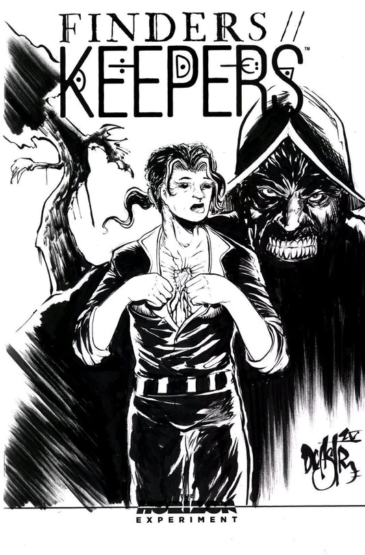 Finders Keepers 1 2025 Horizon Image Comic Sketch Variant W Original DCastr Art
