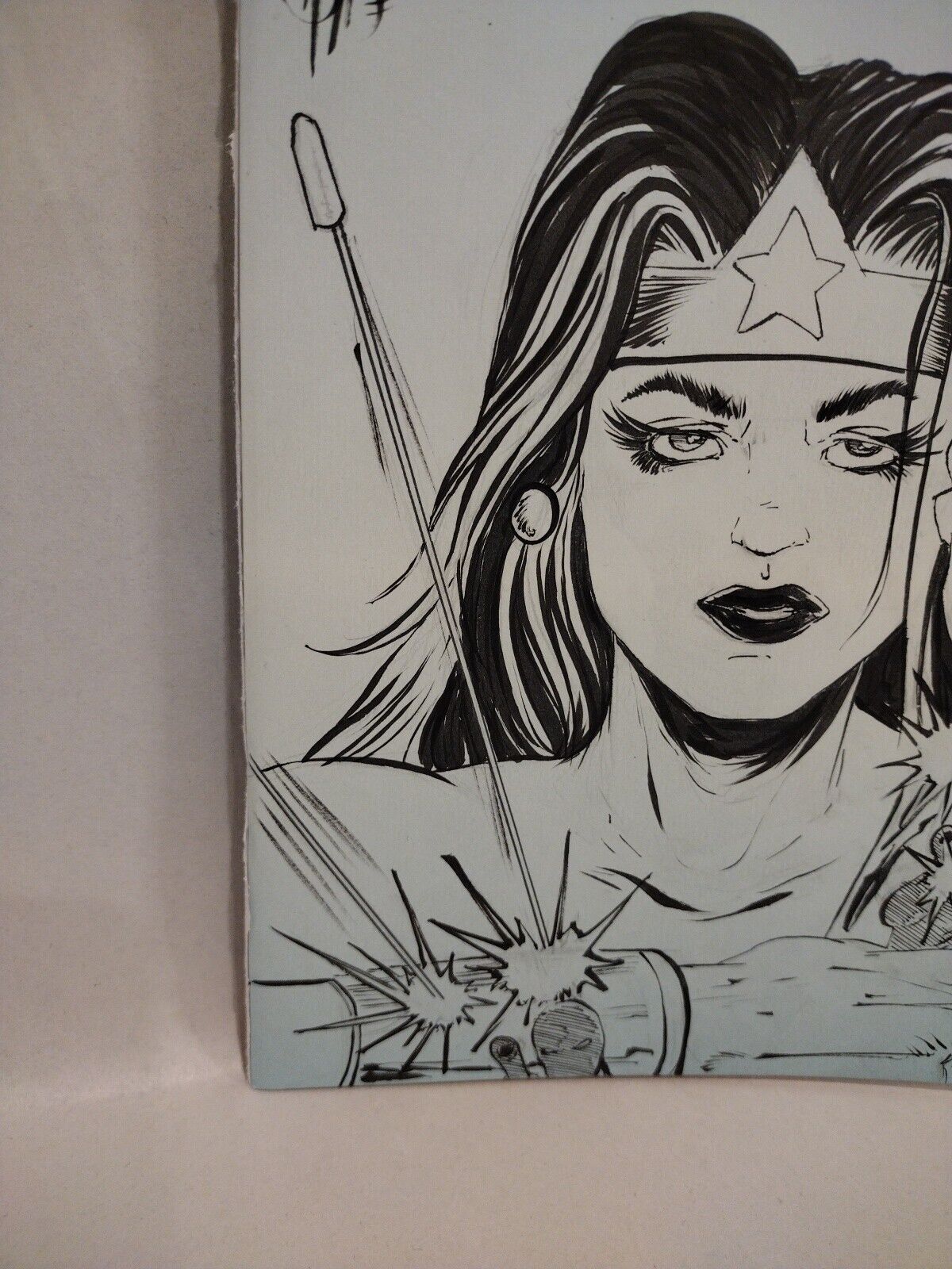 Wonder Woman #1 Facsimile Edition (2023) Sketch Variant W Original DCastr Art