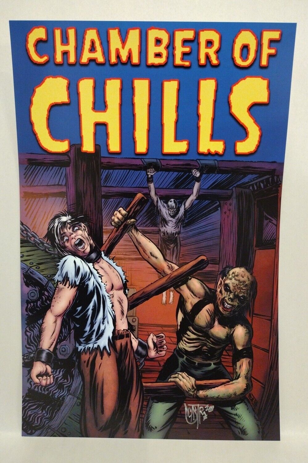 Chamber Of Chills (2023) Dave Castr 11X17" Limited Horror Portfolio Set W Sketch