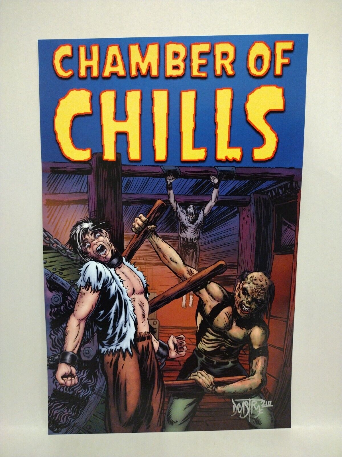 Chamber Of Chills (2023) Dave Castr 11X17" Limited Horror Portfolio Set W Sketch