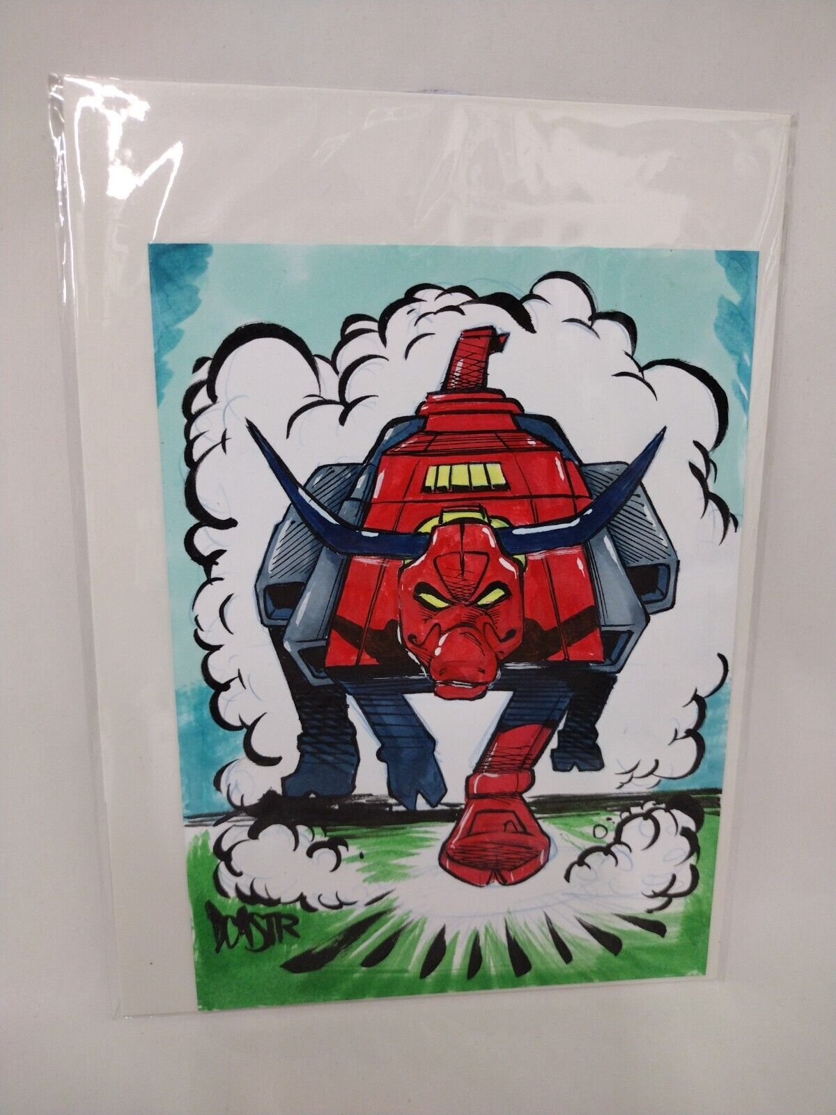 Original Dave Castr Tantrum Predicon Transformers 5x7" Art Sealed W ARG COA