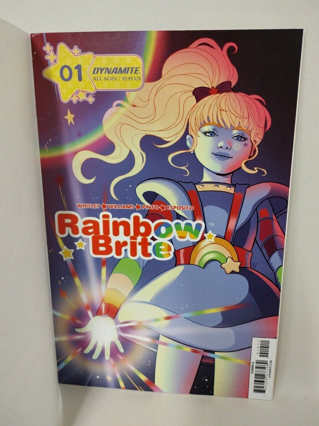 Rainbow Brite #1 (2018) Blank Cover Dynamite Comic W Original Dave Castr Art COA