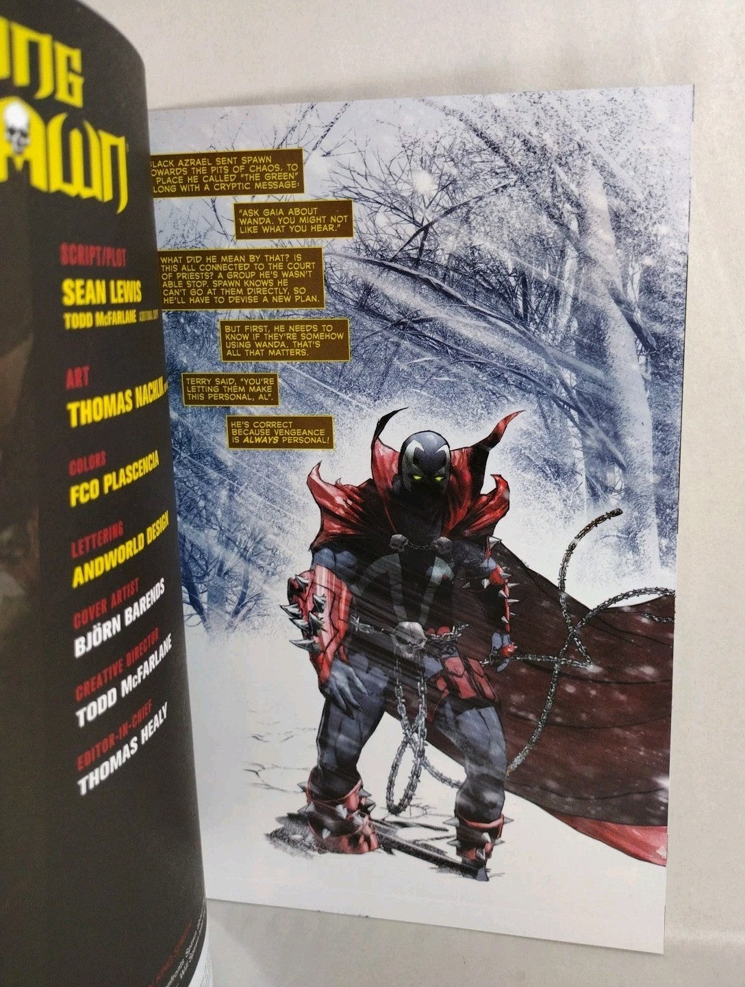King Spawn #9 (2022) Image Comic Sketch Cover Variant W Original Art Dave Castr