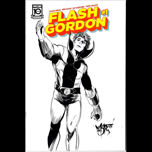 Flash Gordon #1 (2024) Mad Cave Sketch Error Variant Cover W Original DCastr Art