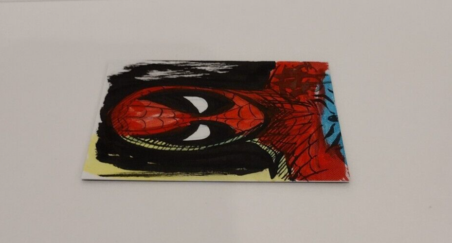 DCastr Iron Claw Series Personal Sketch Card Original 1/1 SpiderMan Art W Holder