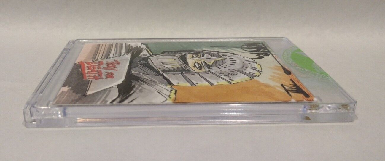 Pray For Death (2022) ARG Ninja Sketch Card w Original DCastr Art Sealed (NEW)