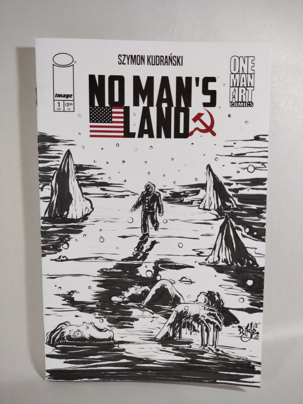 No Man's Land #1 (2025) Image Sketch Cover Comic W Original Dave Castr Art