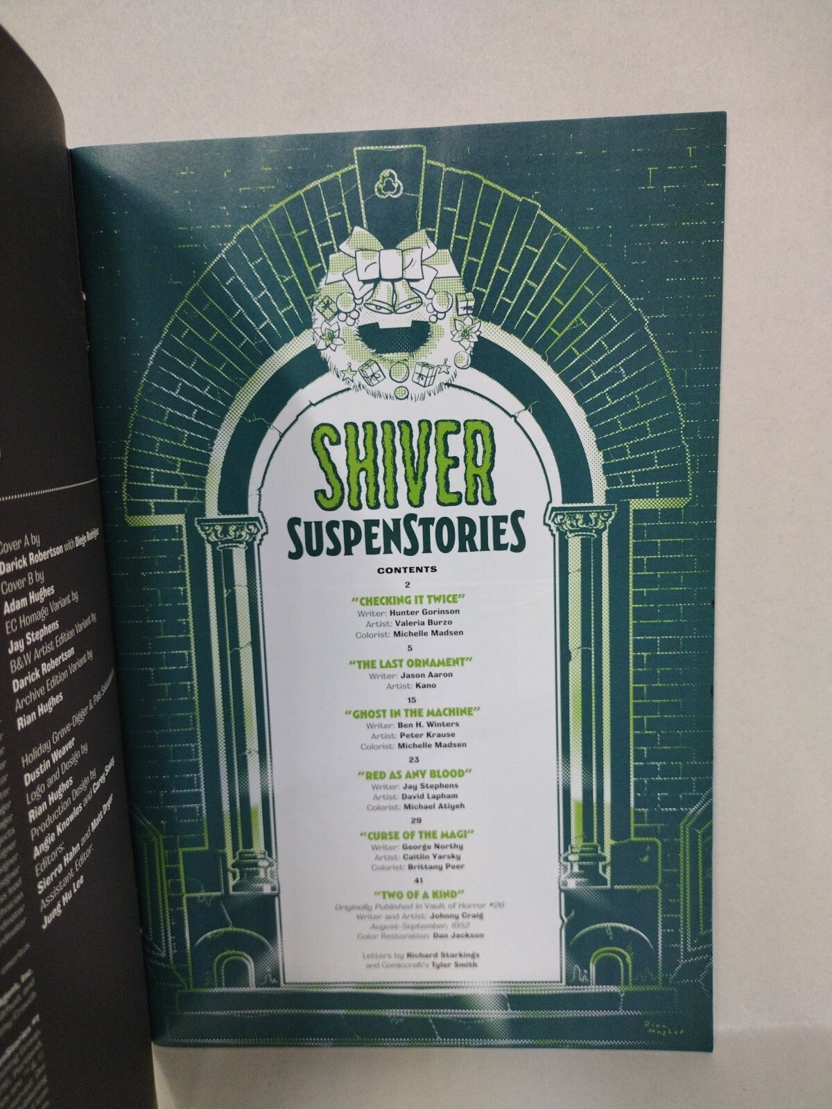Shiver Suspenstories #1 (2024) EC Comic Sketch Cover W Original Dave Castr Art