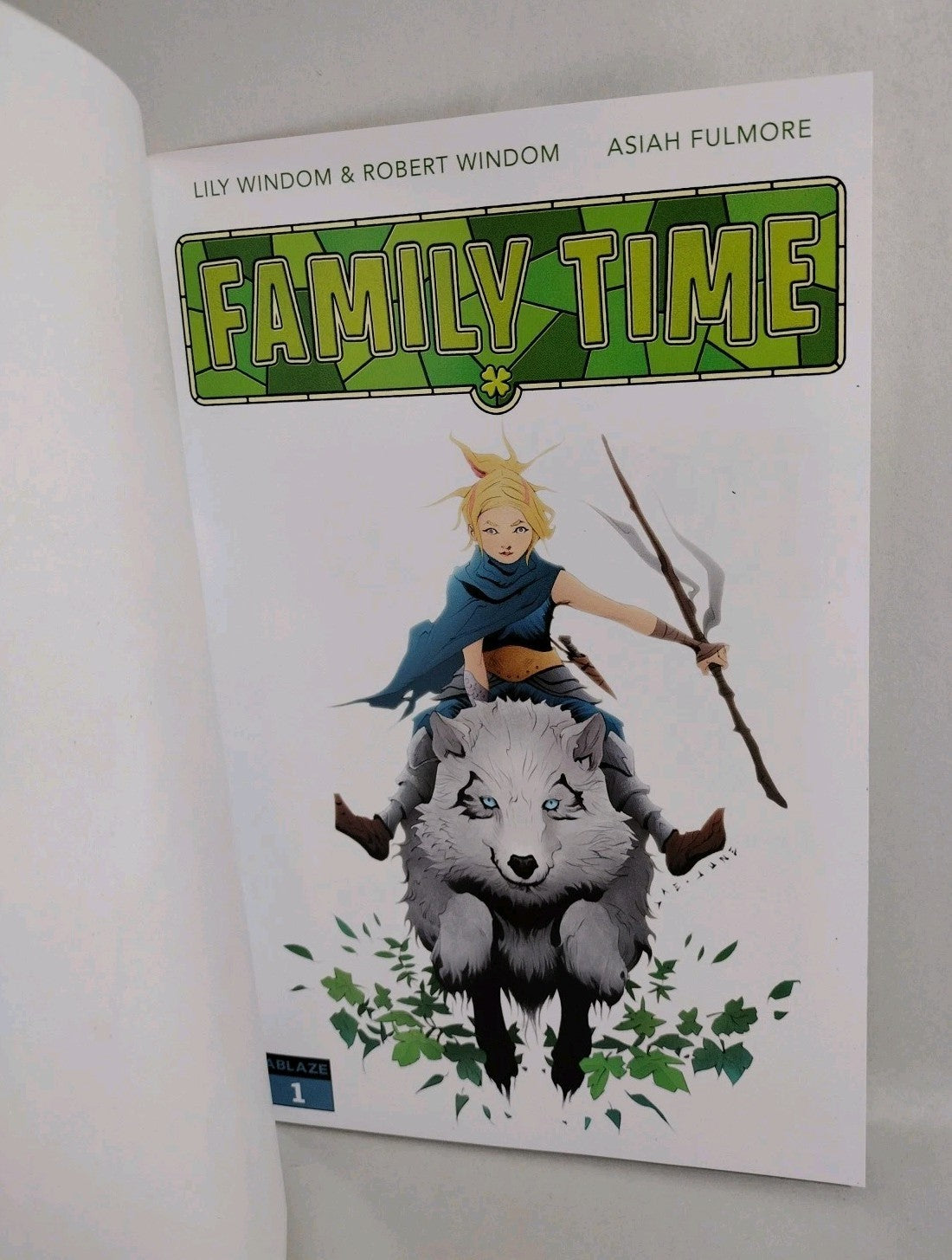 Family Time #1 (2022) Ablaze Sketch Cover Comic W Original Dave Castr Art