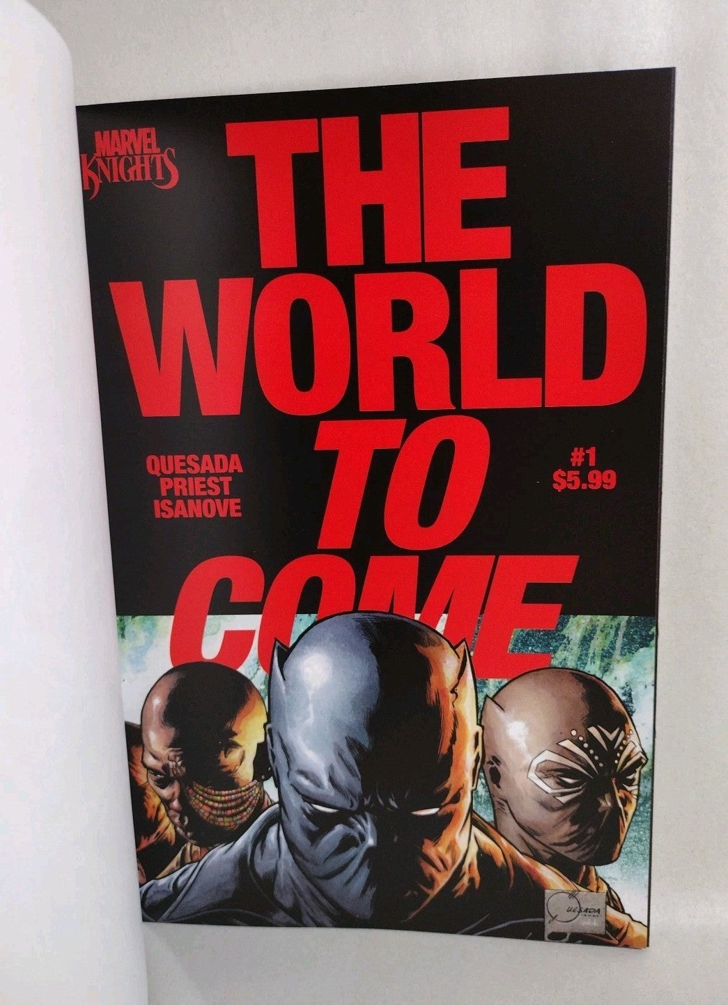 The World To Come (2025) Marvel Sketch Cover Variant Comic W Original DCastr Art