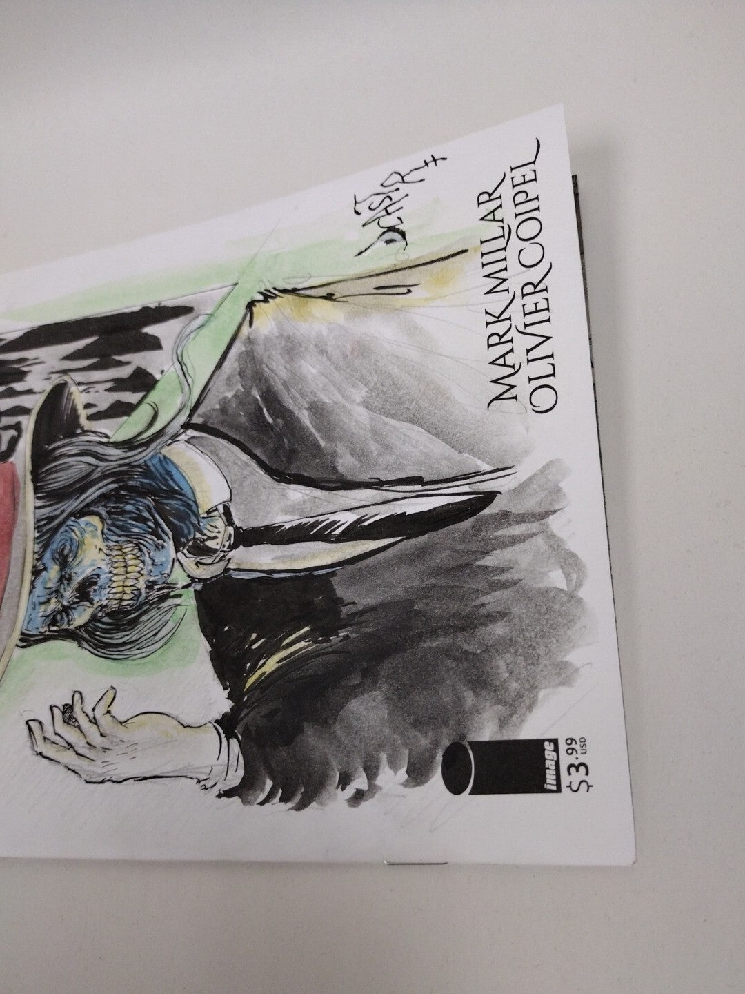 Magic Order #1 (2018) Image Sketch Cover Variant Comic w Original Art  DCastr 