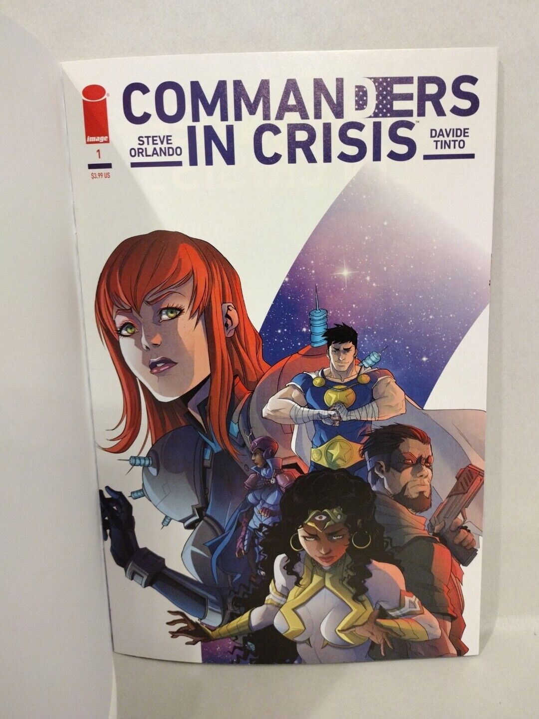 Commanders In Crisis 1 (2020) Blank Cover Image Comic W Original Dave Castr Art