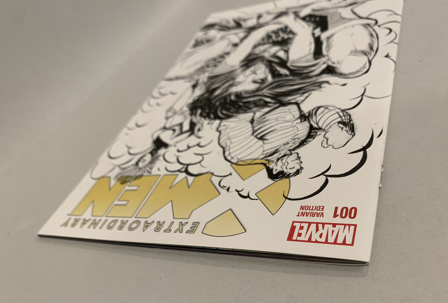 EXTRAORDINARY X-Men #1 (2016) Marvel Sketch Variant Comic W Original Dcastr Art