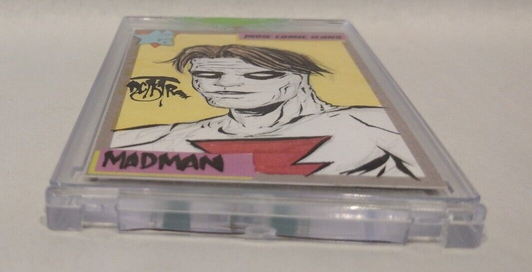 Indie Comic Icons Sketch Card w Original Madman Art DCastr (2023) ARG Sealed