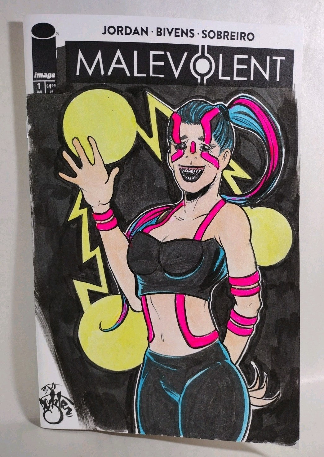 Malevolent #1 (2026) Image Comic Sketch Cover Variant W Original DCastr Art