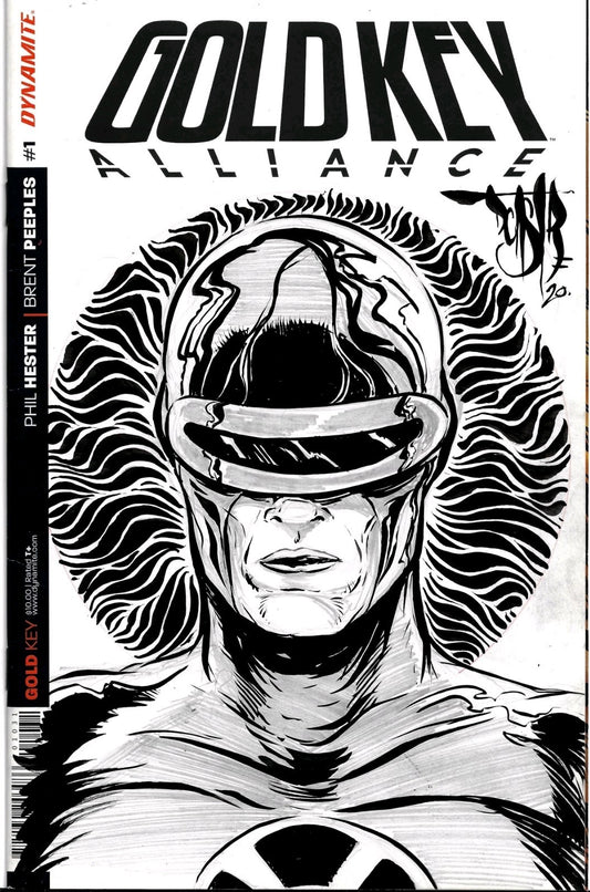 Gold Key Alliance 1 (2016) Dynamite Comic Sketch Cover Var W DCastr Original Art
