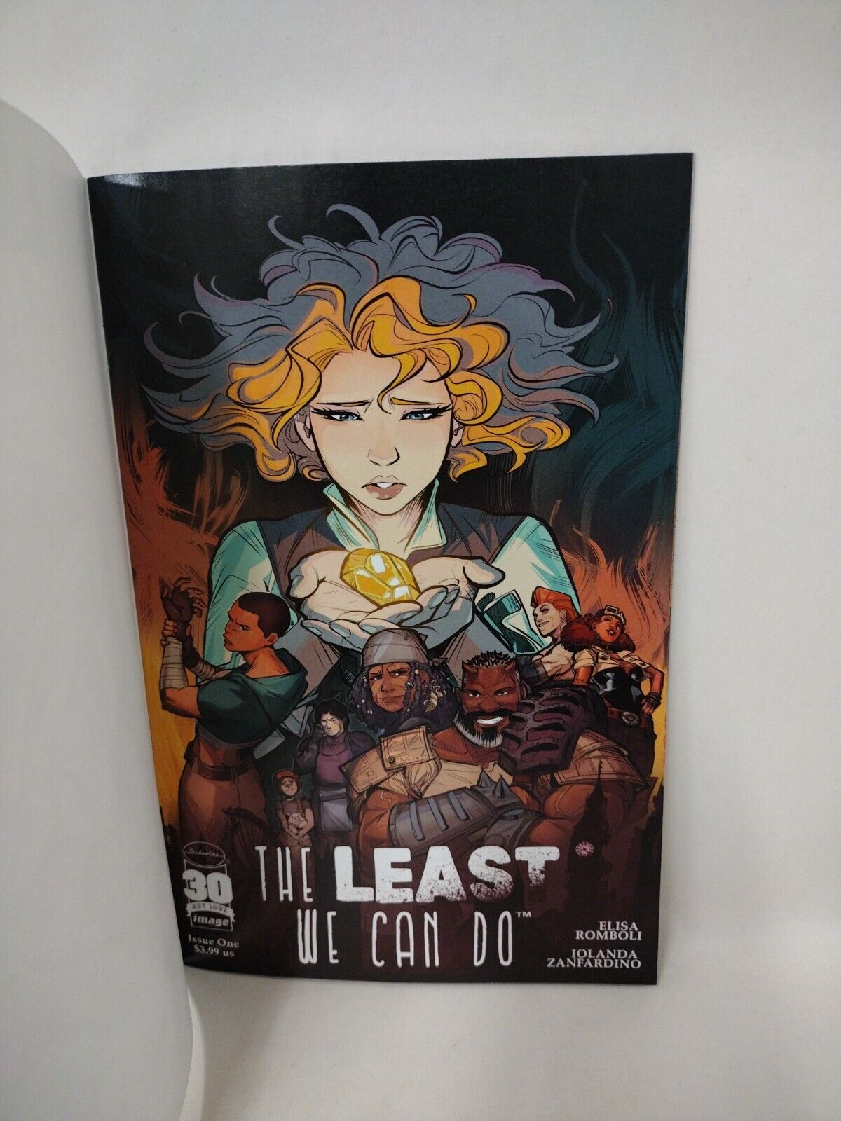 The Least We Can Do #1 (2022) Image Comic Blank Cover w Original DCastr Art COA