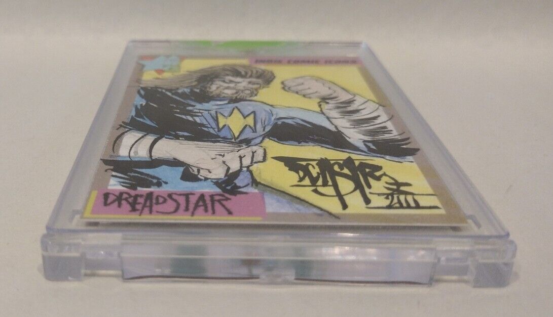 Indie Comic Icons Sketch Card w Original Dreadstar Art DCastr (2023) ARG Sealed