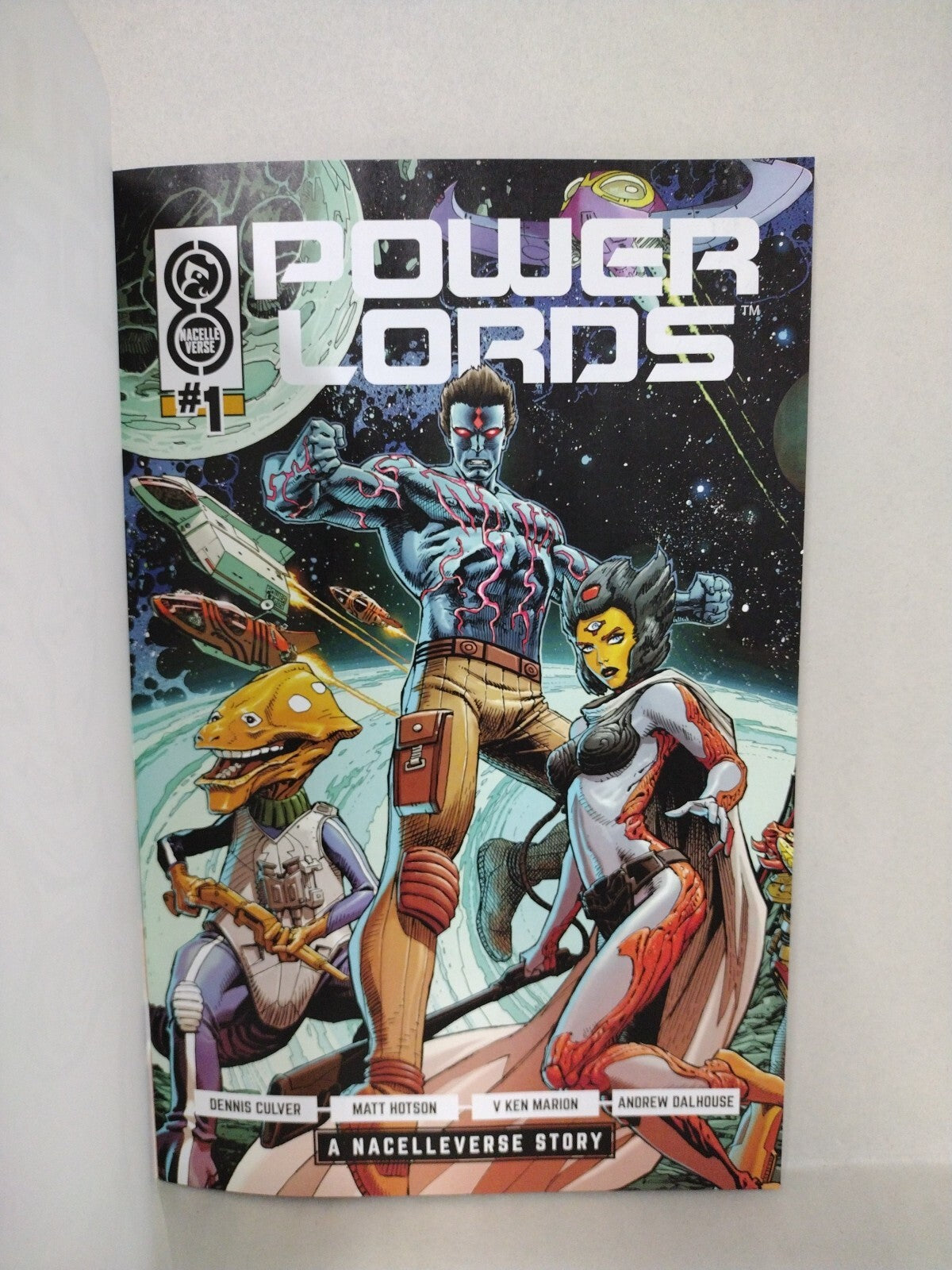 Power Lords #1 (2025) Oni Nacelleverse Sketch Cover W Original Dave Castr Art