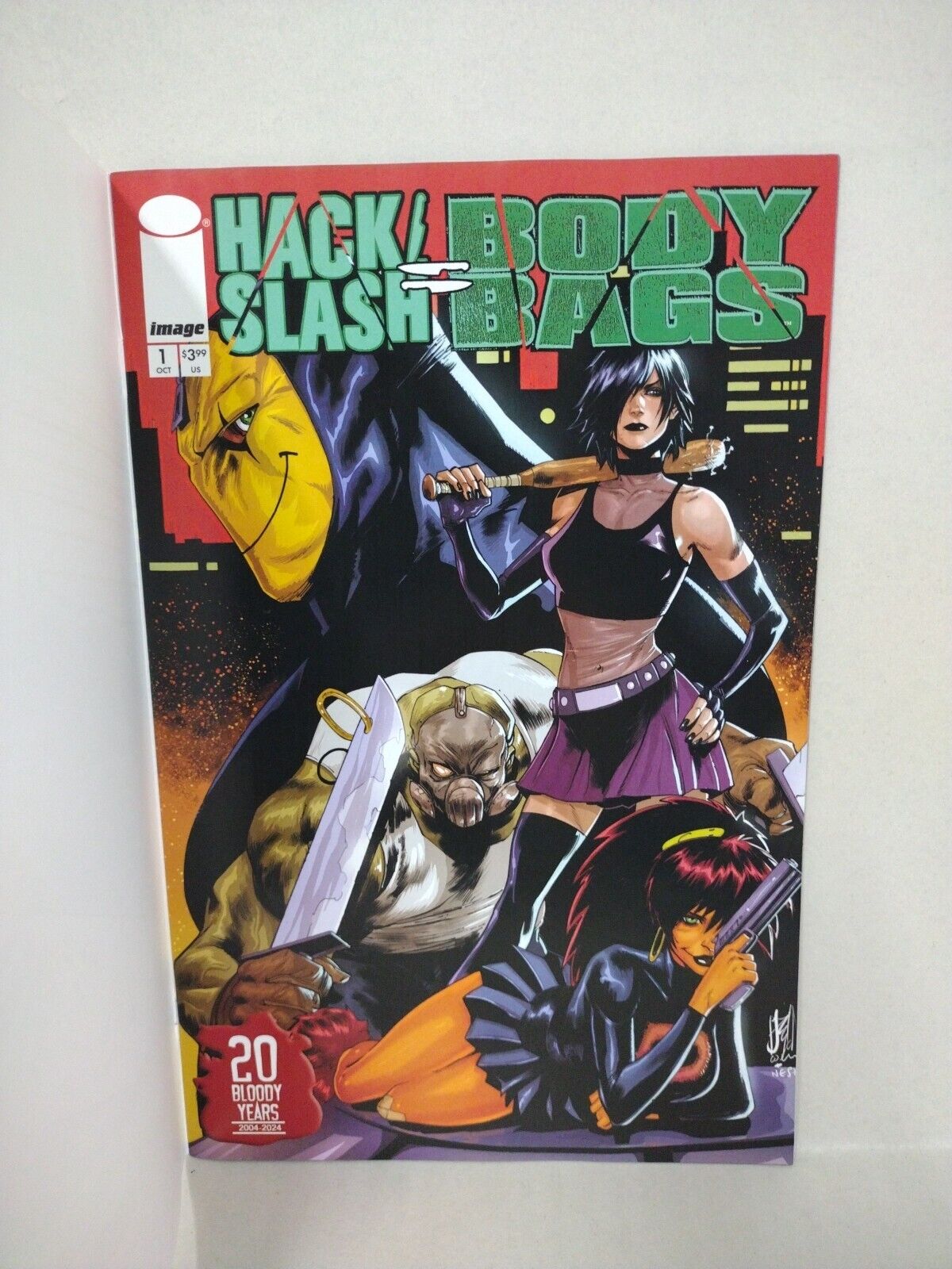 Hack Slash Body Bags #1 (2024) Sketch Cover Comic W Original Dave Castr Mack Art