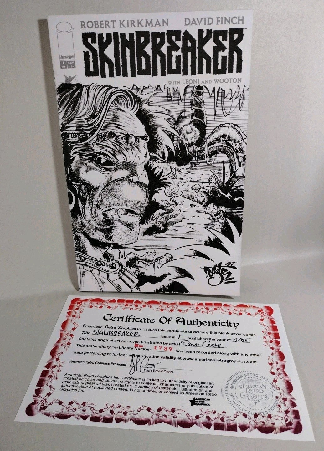 Skinbreaker #1 (2025) Image Sketch Variant Cover Comic W Original DCastr Art