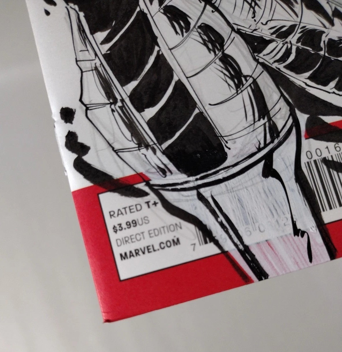 Deathlok #1 (2014) Marvel Sketch Cover Variant Comic W Original Dave Castr Art