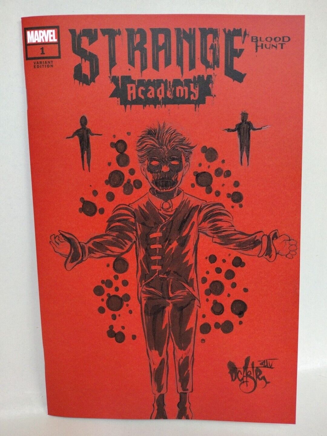 Strange Academy Blood Hunt #1 Marvel Comic Red Sketch Var W Original DCastr Art