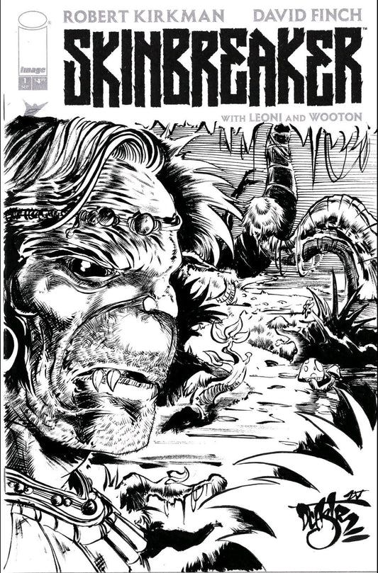 Skinbreaker #1 (2025) Image Sketch Variant Cover Comic W Original DCastr Art