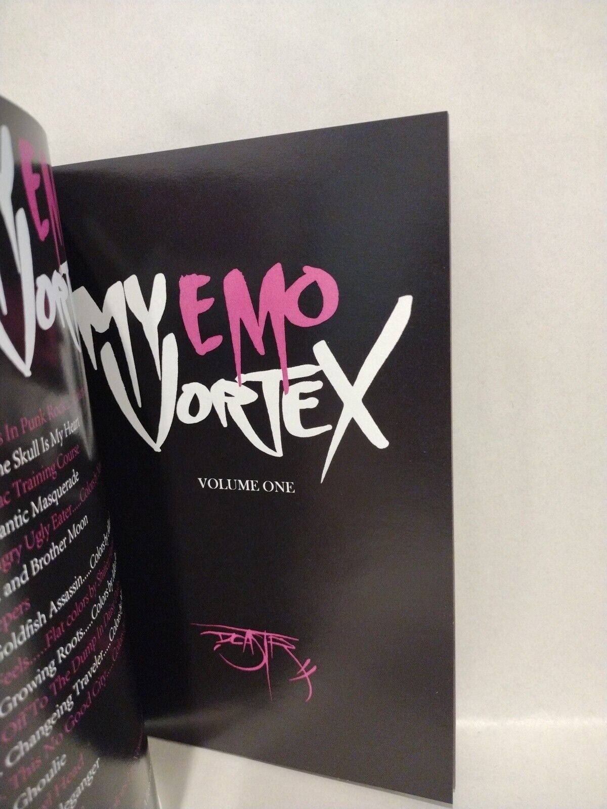 My Emo Vortex #1 (2016) Sketch Cover Comic w Original Dave Castr ZATO Art COA