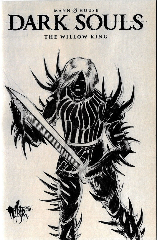 Dark Souls Willow King #1 (2024) Titan Sketch Var Comic W Original DCastr Art