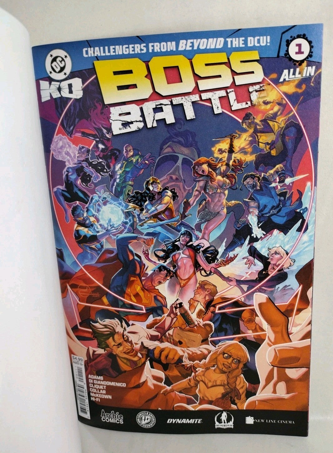 DC KO Boss Battle #1 (2026) Sketch Cover Comic W Original DCastr Plastic Man Art