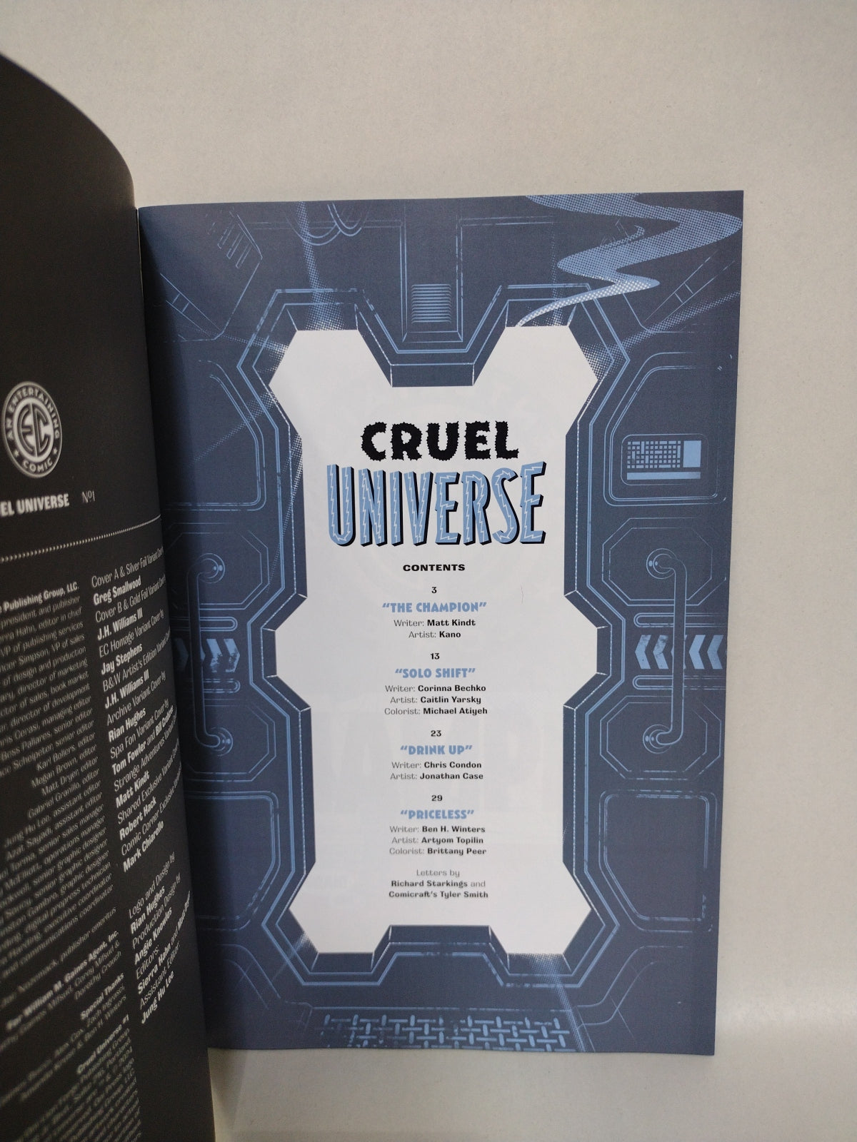 Cruel Universe #1 (2024) Oni EC Comic Sketch Cover Variant W Original "Space Blast" Art