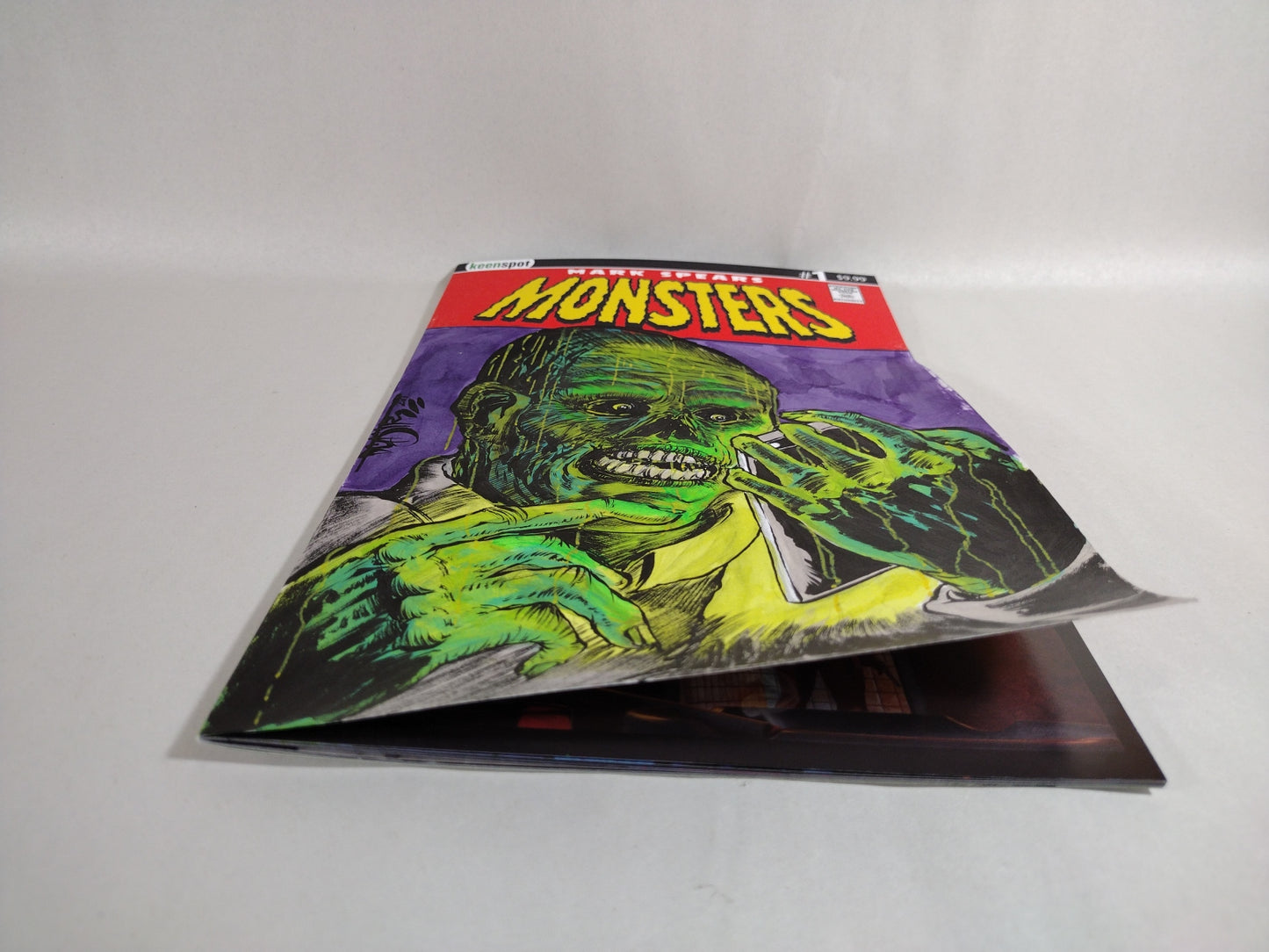 Mark Spears Monsters #1 (2024) Keenspot Sketch Cover Comic W Original DCastr Art