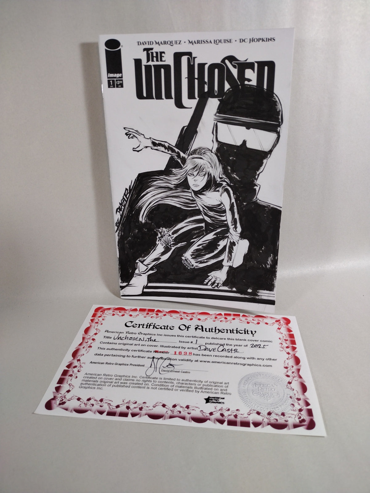 Unchosen #1 (2025) Image Comic Sketch Variant Cover W Original Dave Castr Art