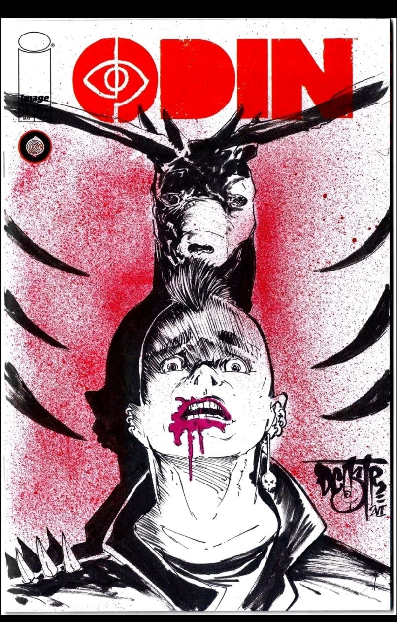 Odin #1 (2026) Image Comic Sketch Variant Cover W Original Dave Castr Art