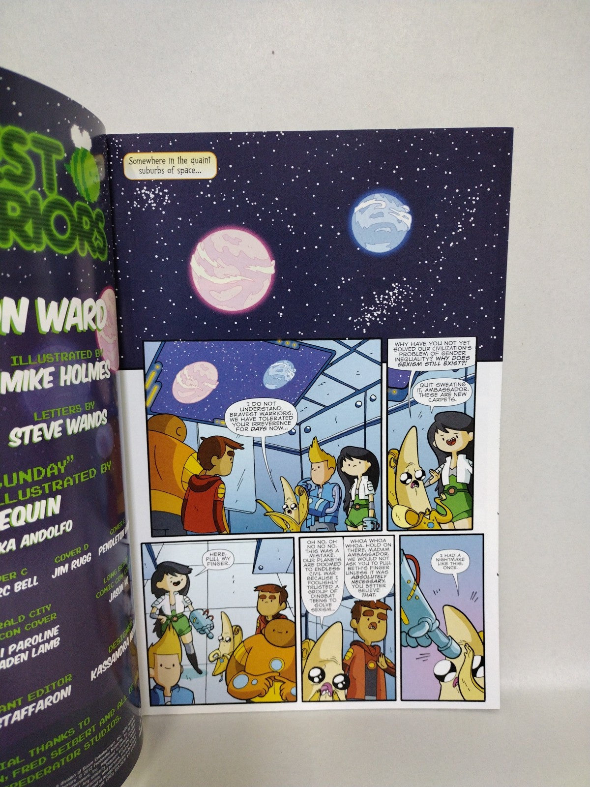 Bravest Warriors #1 (2012) Boom Comic Sketch Cover W Original Dave Castr Art