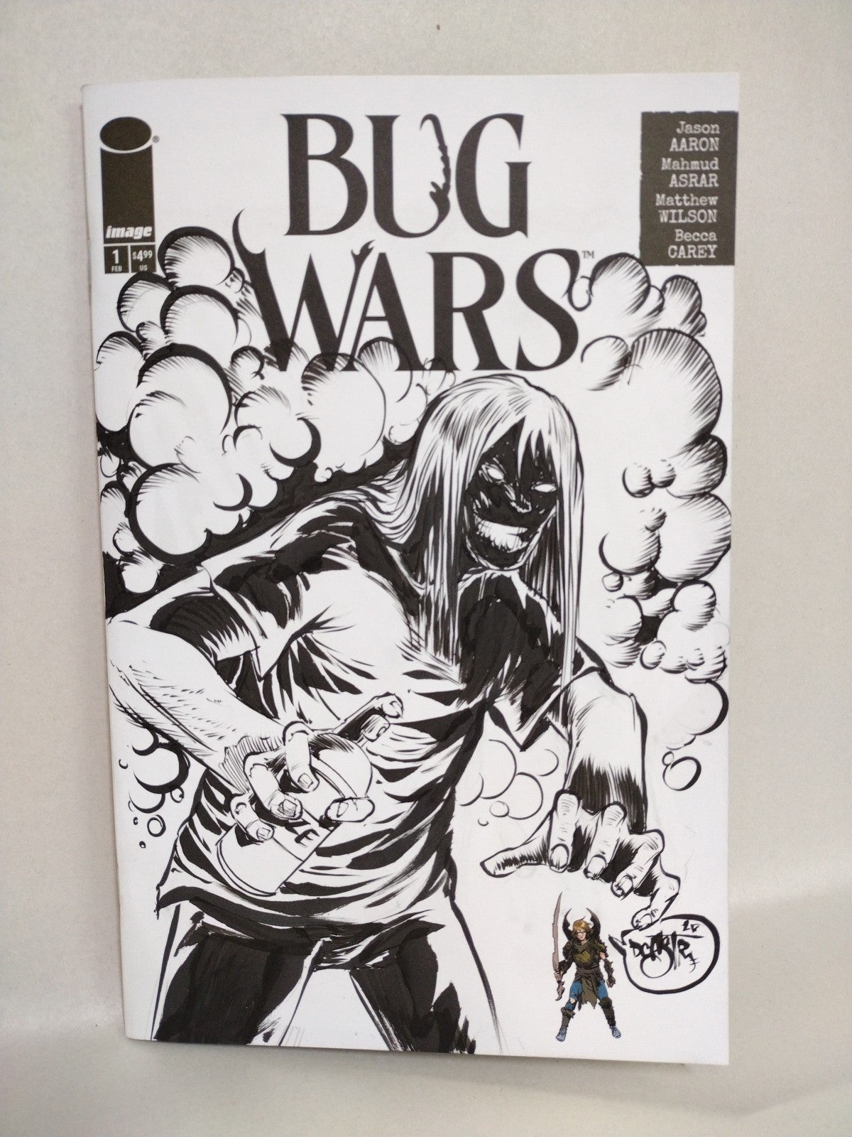Bug Wars (2025) Image Comic Sketch Cover Variant W Original Dave Castr Art