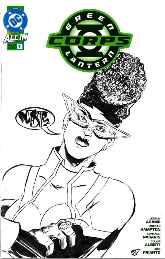 Green Lantern Corps #1 (2025) DC Comic Sketch Cover Var W Original DCastr Art
