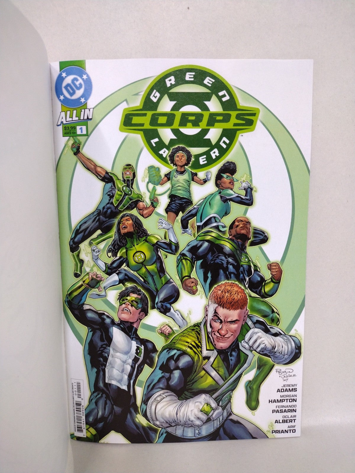 Green Lantern Corps #1 (2025) DC Comic Sketch Cover Var W Original DCastr Art