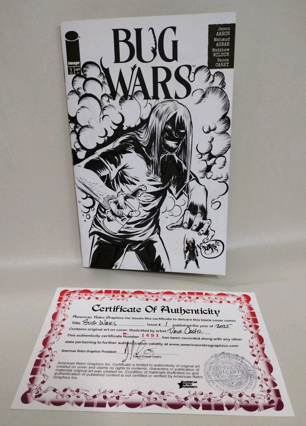 Bug Wars (2025) Image Comic Sketch Cover Variant W Original Dave Castr Art