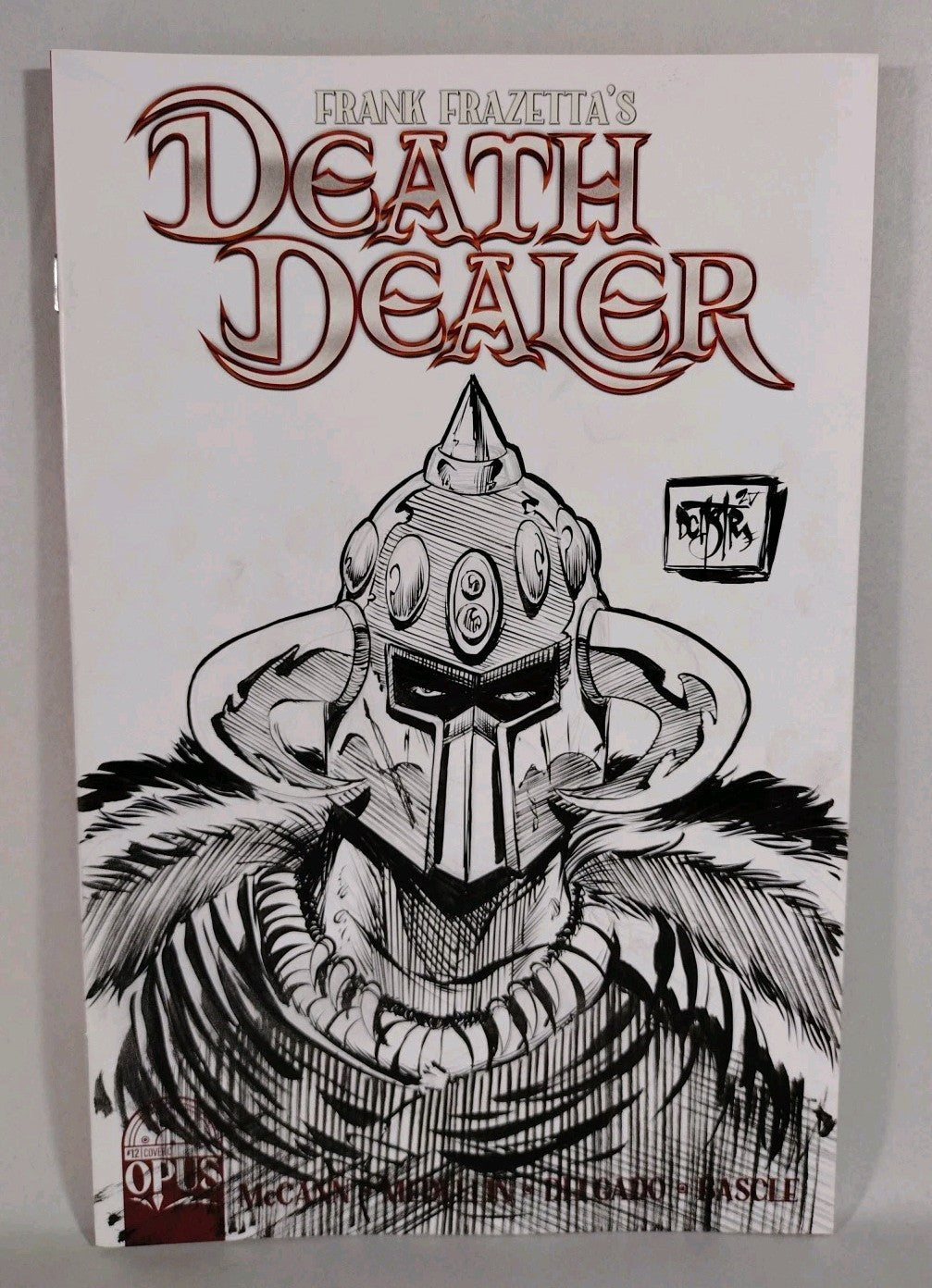 Death Dealer 12 (2023) Opus Comic Sketch Cover Variant W Original Dave Castr Art