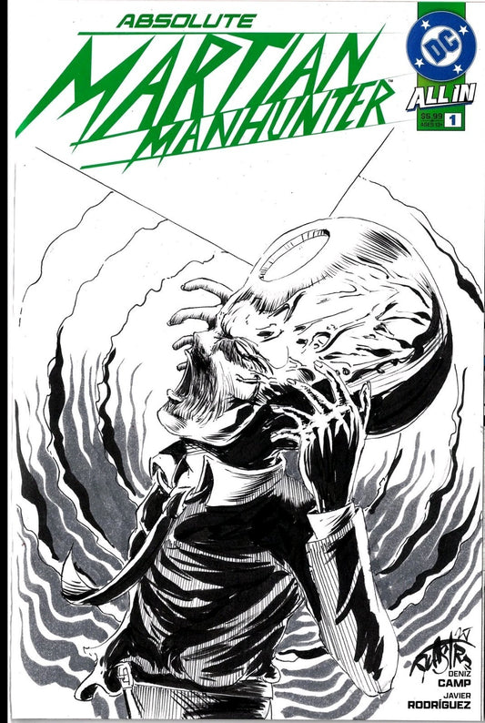 Absolute Martian Manhunter #1 (2025) DC Sketch Variant Cvr W Original DCastr Art