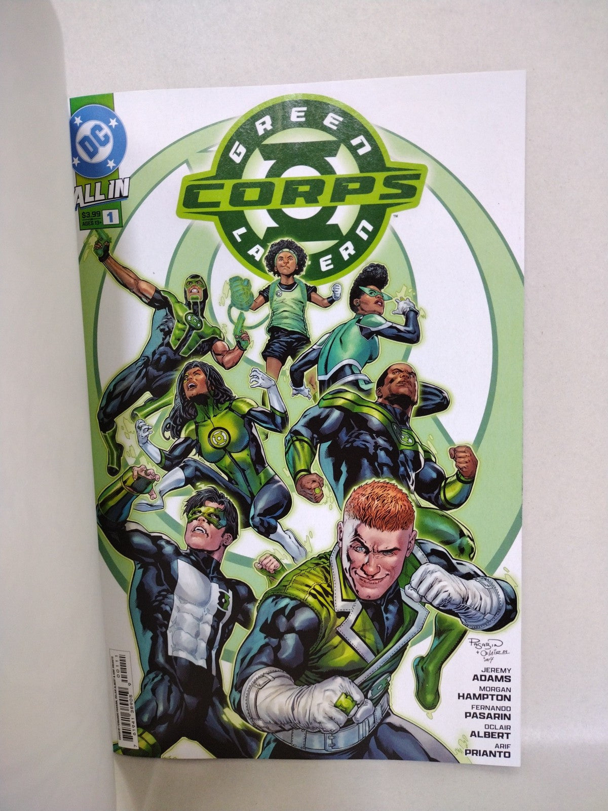 Green Lantern Corps #1 (2025) DC Comic Sketch Cover Var W Original DCastr Art