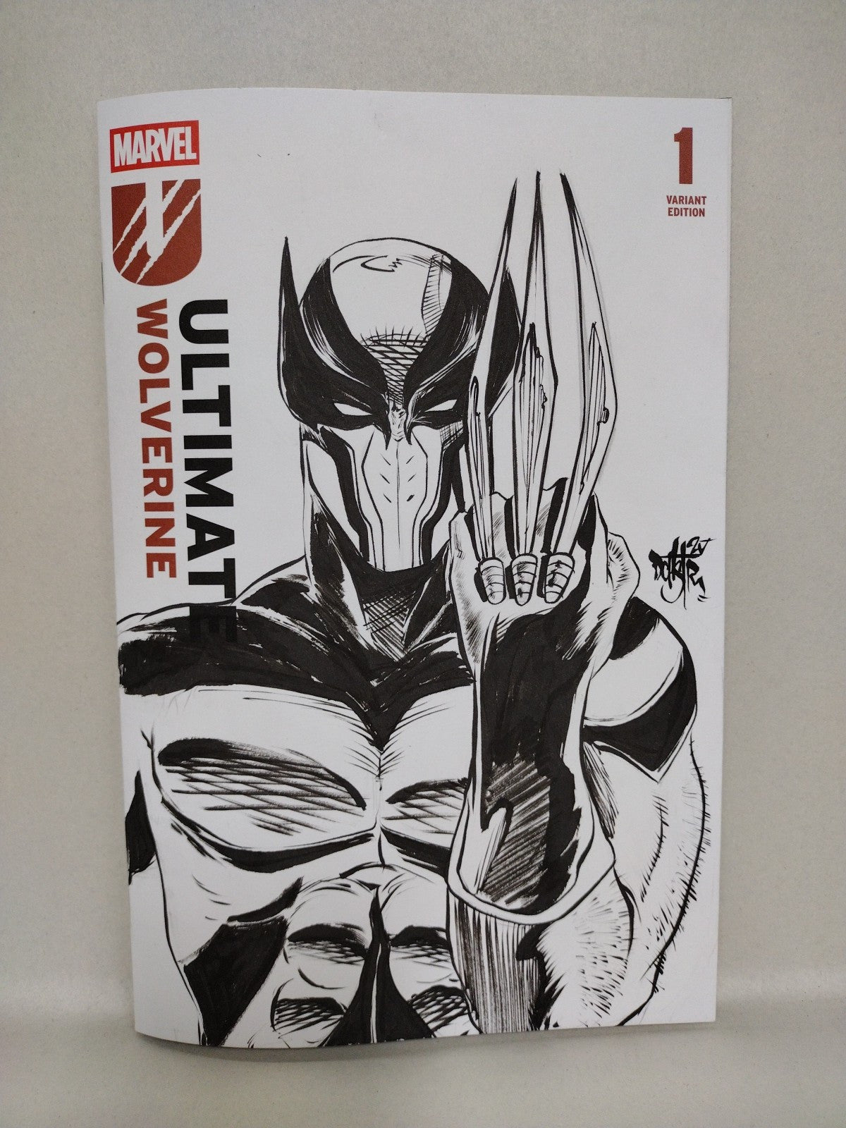 Ultimate Wolverine #1 (2025) 2nd Print Sketch Cover Comic W Original DCastr Art