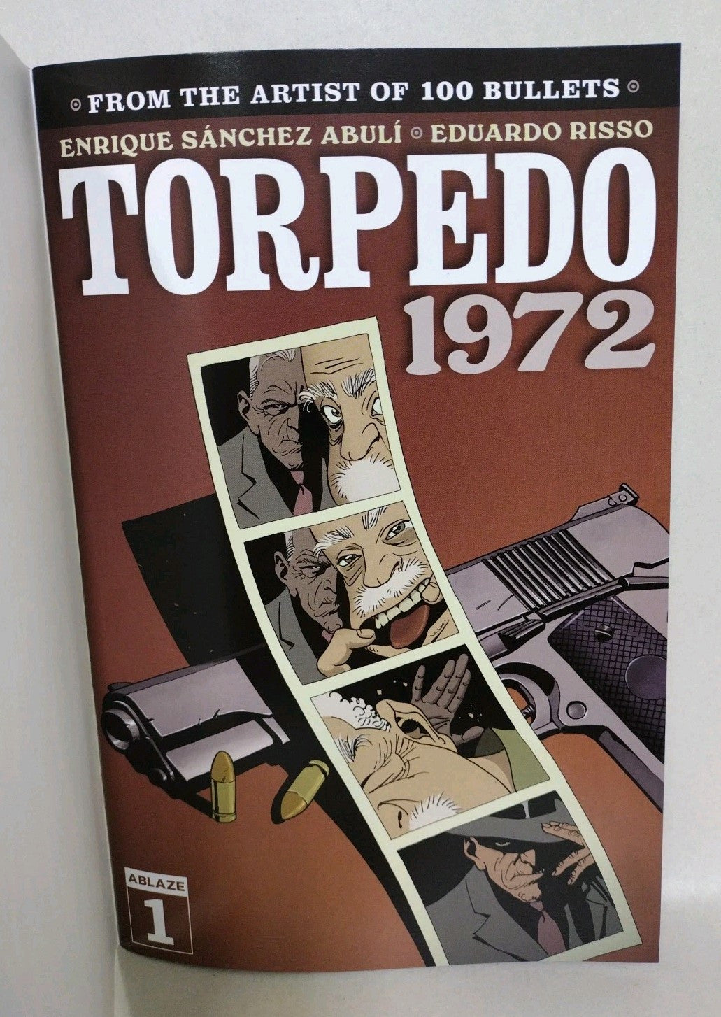 Torpedo 1972 (2024) Ablaze Comic Sketch Cover Variant W Original Dave Castr Art